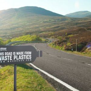 Roads made from water bottles?